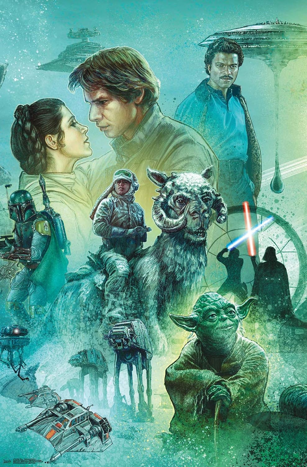 Trends International Star Wars - Celebration The Empire Strikes Back Wall Poster 22.375" x 34" Multi