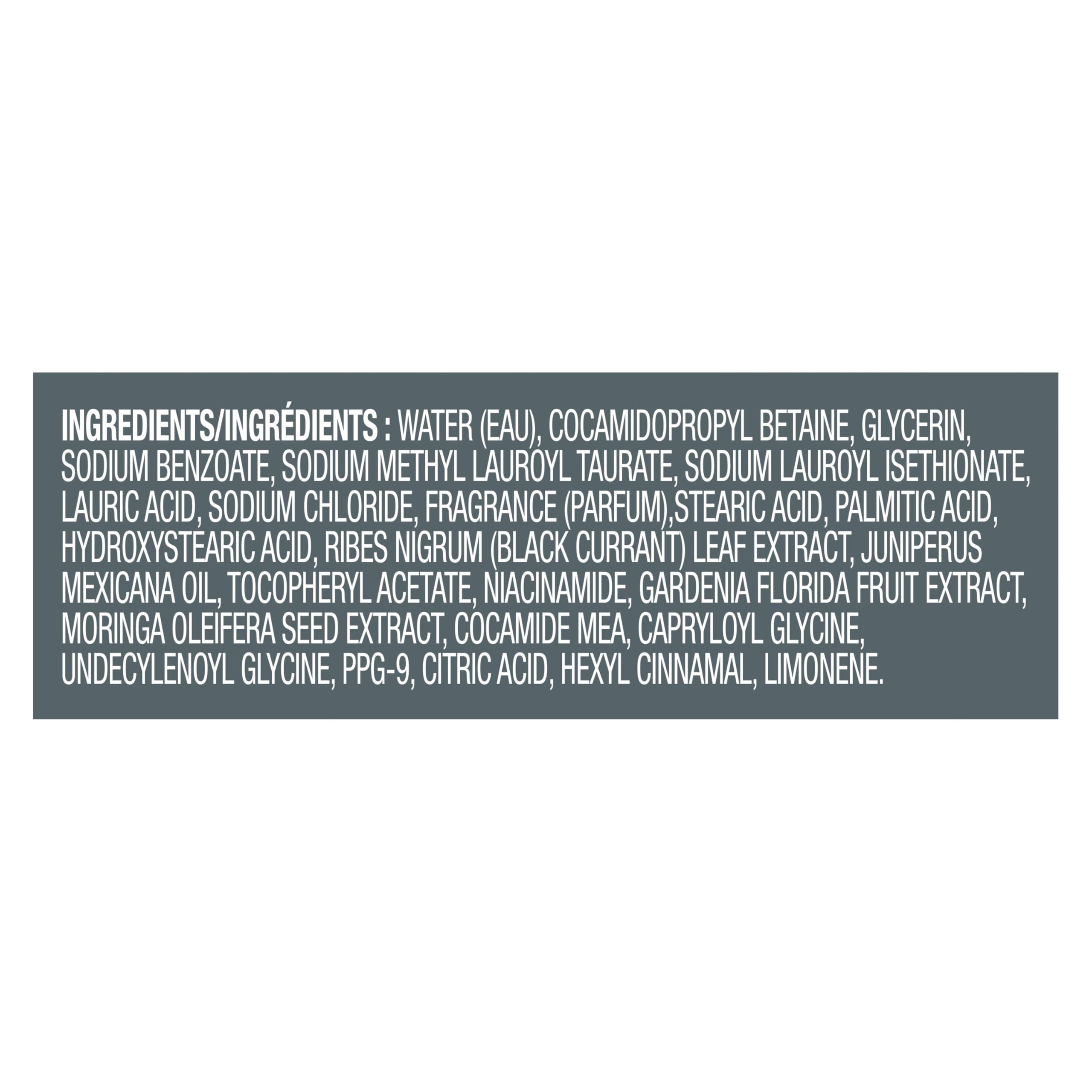 DOVE MEN + CARE Blackcurrant + Cedarwood Plant-Based Moisturizing Body Wash for Men, 26oz