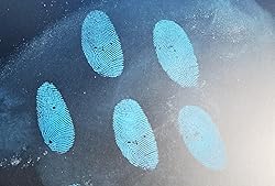 Blue Fluorescent Fingerprint Powder for