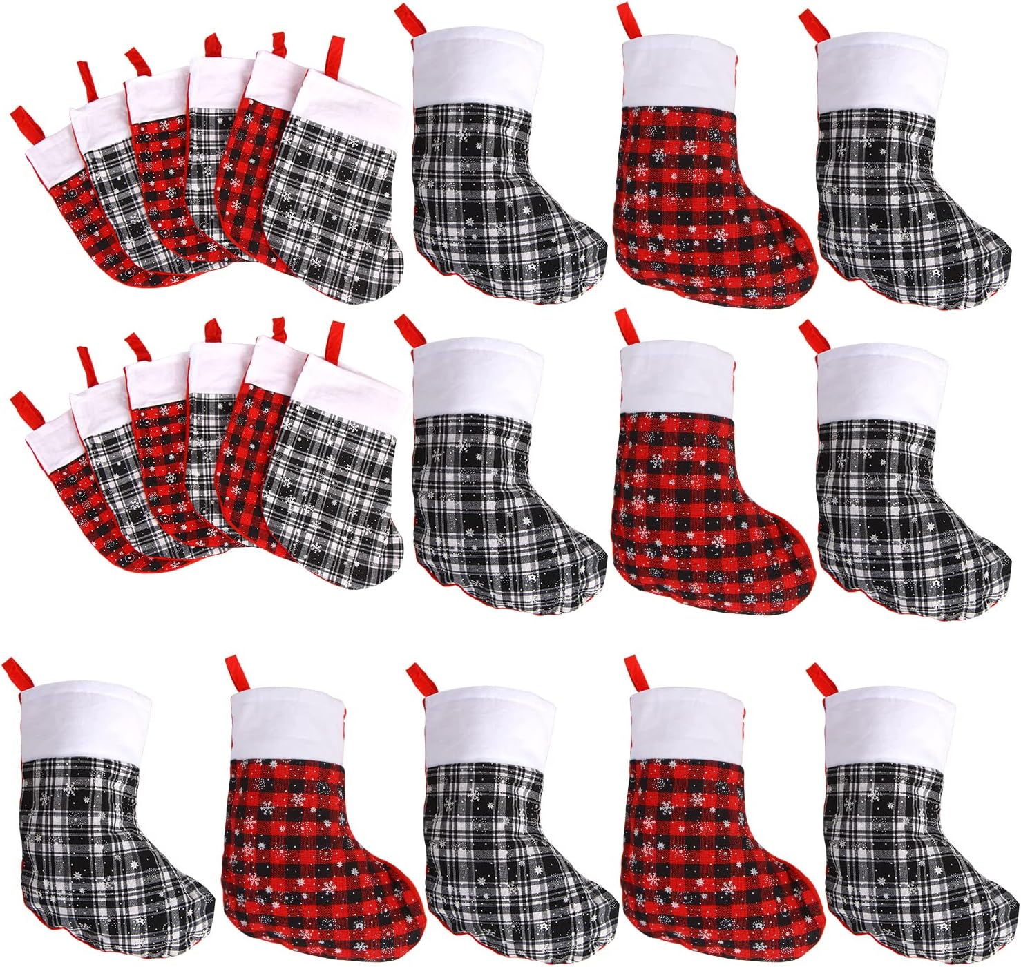 Stockings & Holders - CCINEE 24pcs Christmas Mini Stockings, 9