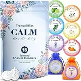 TranquilBliss Shower Steamers, 18 PCS Set, Self Care Relaxation Shower Tablets with Shea Butter, Shower Bombs, Christmas Gift Ideas for Mother's Day, Women, Wife