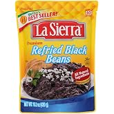 La Sierra Refried Black Beans, Ready-to-Eat, 15.2 Ounce Pouch