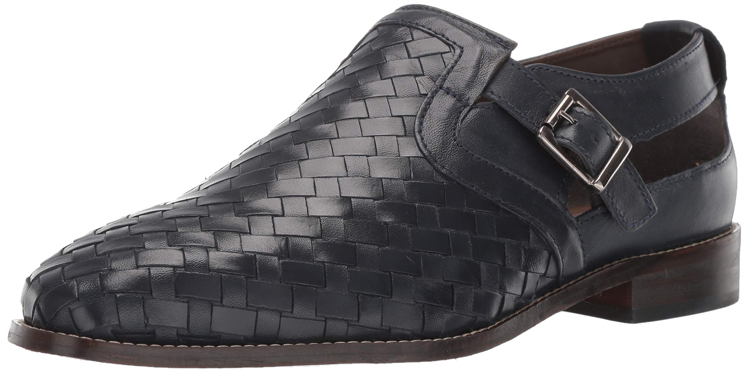 STACY ADAMS Men's Leather Caliban Woven Buckle Fisherman Sandal,Blue,11.5 M US 717501020528 | eBay