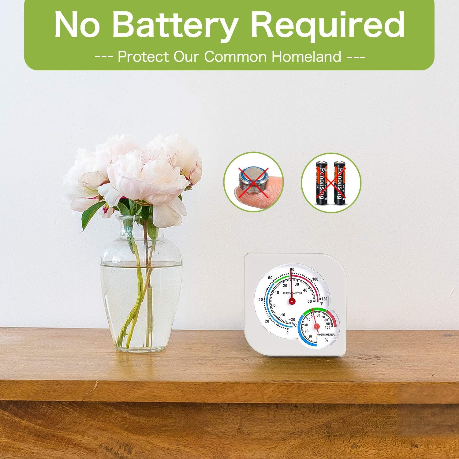 Boeespat Mini Indoor Thermometer