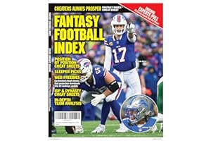 Fantasy Football Index Book 2025. Full Player and Team Reviews, Cheat Sheets, Experts' Guide, Best of the Rookies, Advice & A
