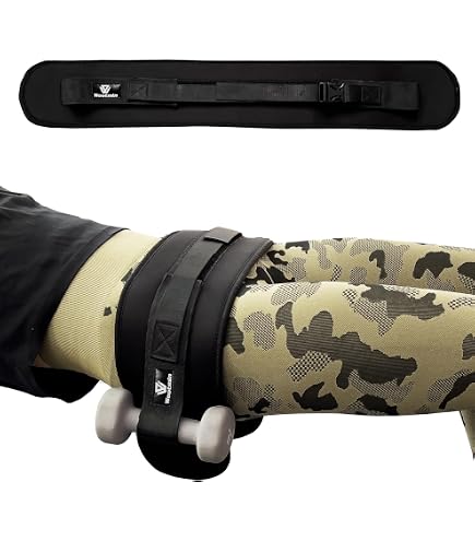 Ceinture De Hip Thrust Pour Haltères – Réglable, Rembourrée, Poids 260g, Pour Fessiers Et Squats