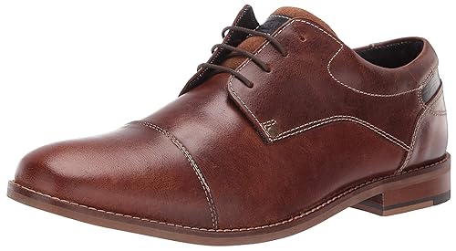 steve madden cognac men's dress shoes