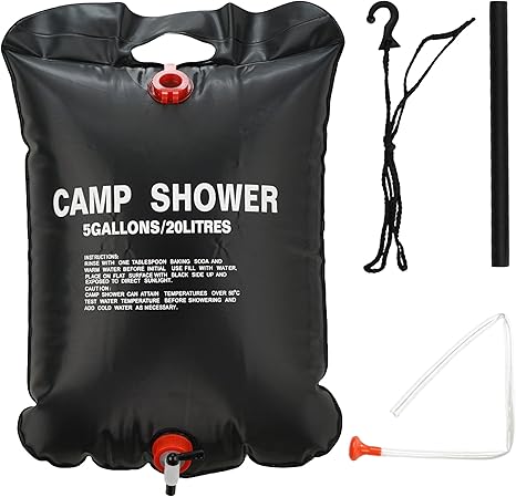 Bramble Solardusche Campingdusche Solar Gartendusche Mit 20 Liter Wassertank Pooldusche Solar Aussendusche Camping Wassersack Wasserbehalter Dusche Im Garten Fur Camping Outdoor Survival Amazon De Sport Freizeit