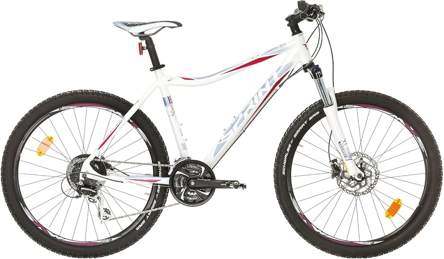 26 inch Ladies Mountain Bike 24 Speed Sprint Apolon, whiteblue Amazon