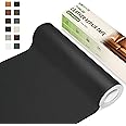 TIANLDD Leather Repair Tape,16 x 80 Inches Self Adhesive Leather Repair Patch，Leather Repair Kit for Furniture，Couches,Car Seats,Cabinets,Handbags(Black-Litchi Grain)