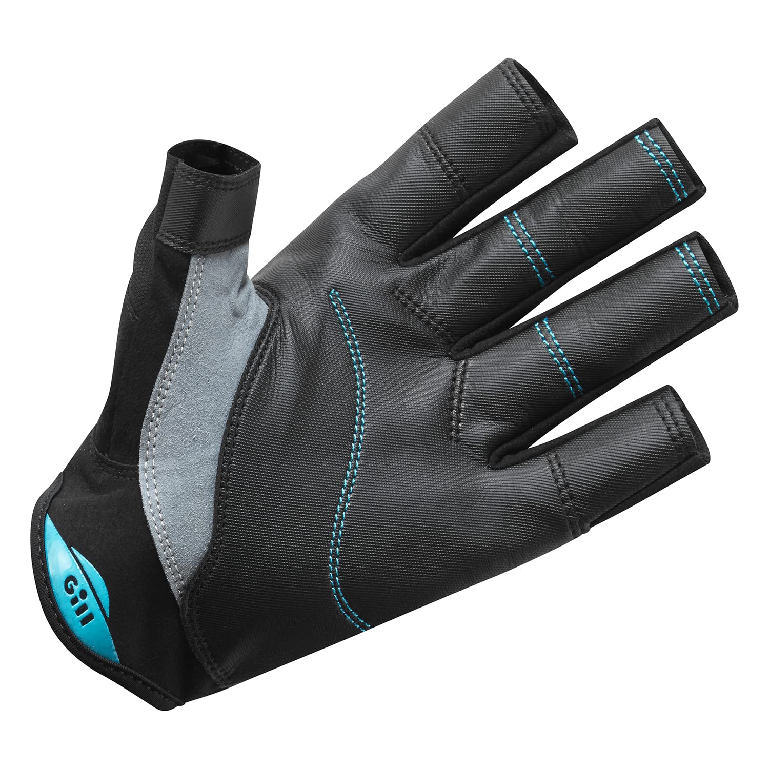 Gill Championship Sailing Gloves - Short Finger with ¾ Length Fingers - Dura-Grip Fabric, 50+ UV Sun Protection & Water Repellent