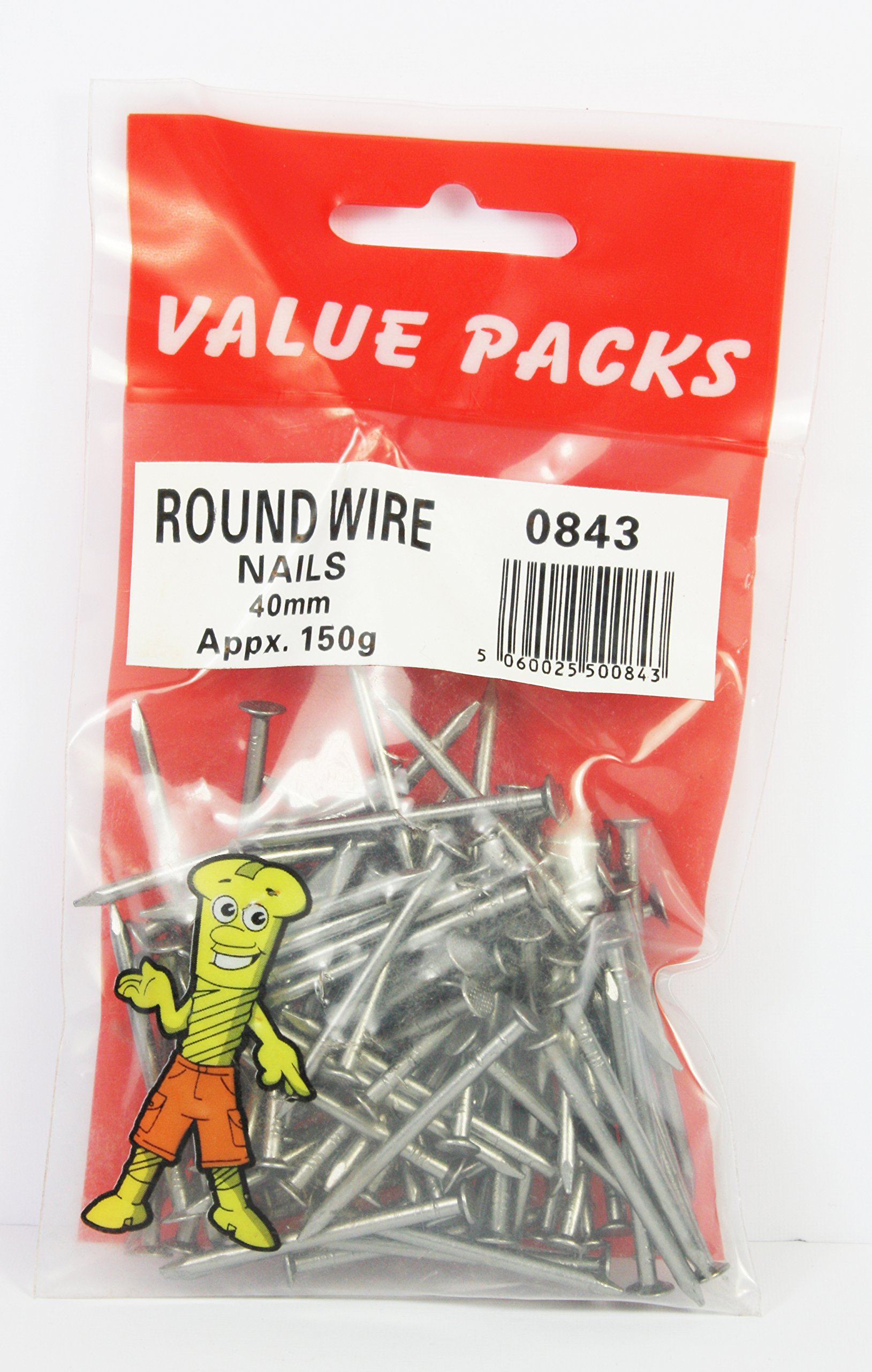 1.5 inch DIY Nails, Round Wire Nails 40 mm
