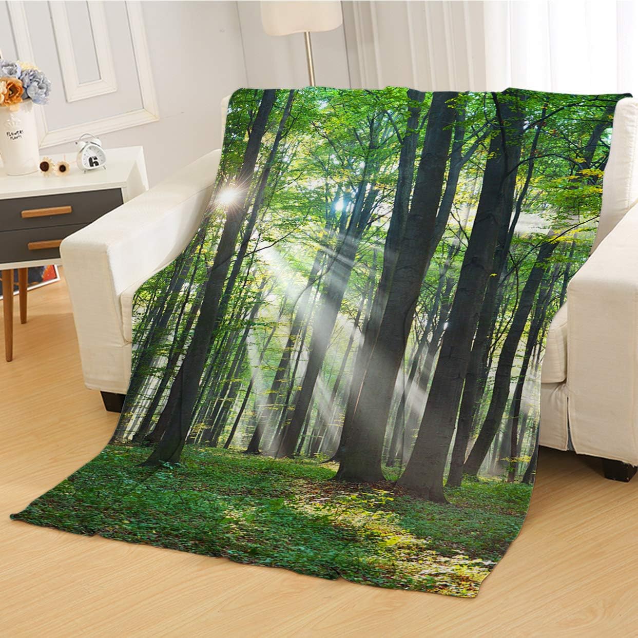 Amazon.com: RLDSESS Forest Weighted Blanket, Throw Blankets for Couch