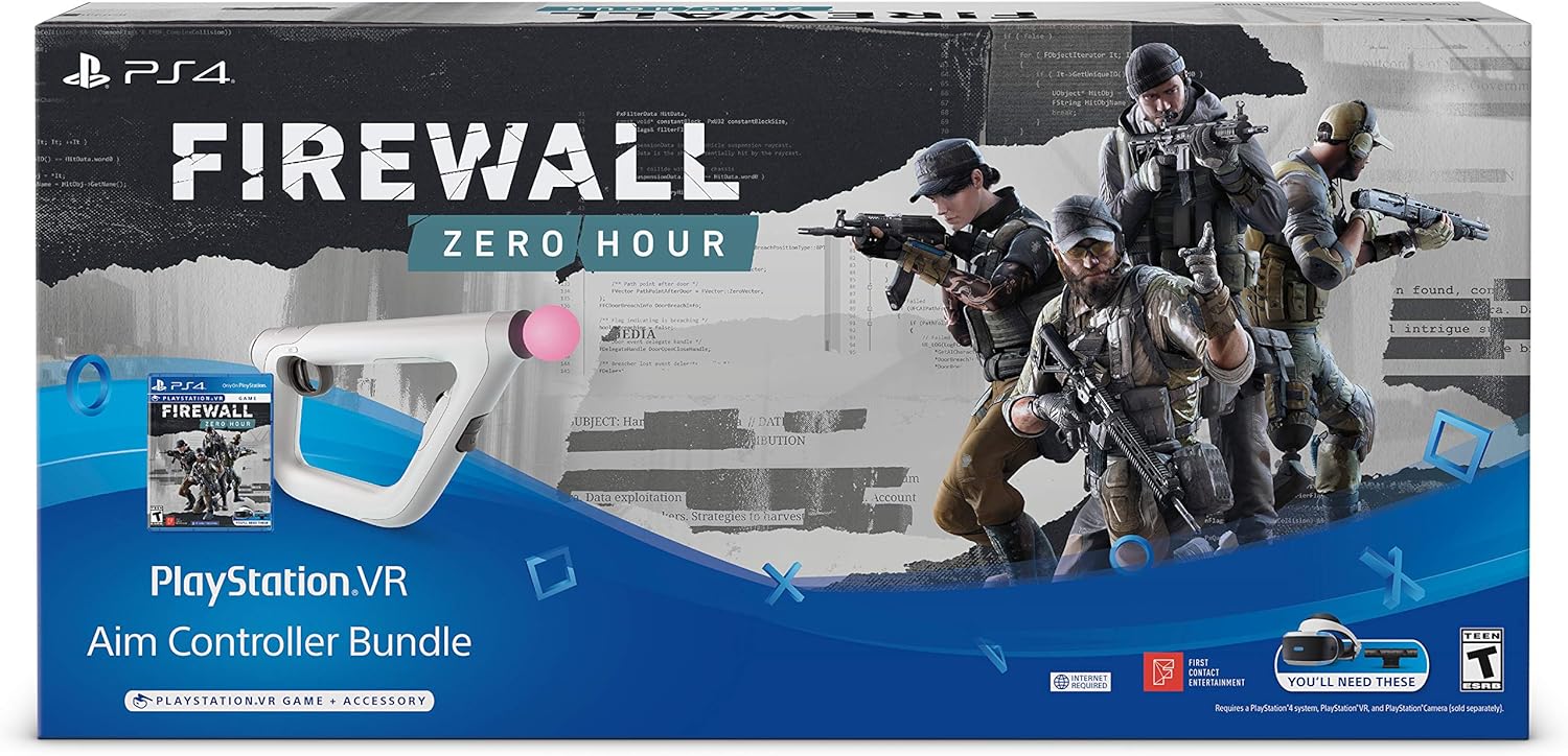 Jogo Bundle Firewall Zero Hour + Aim Controller Ps4 Vr