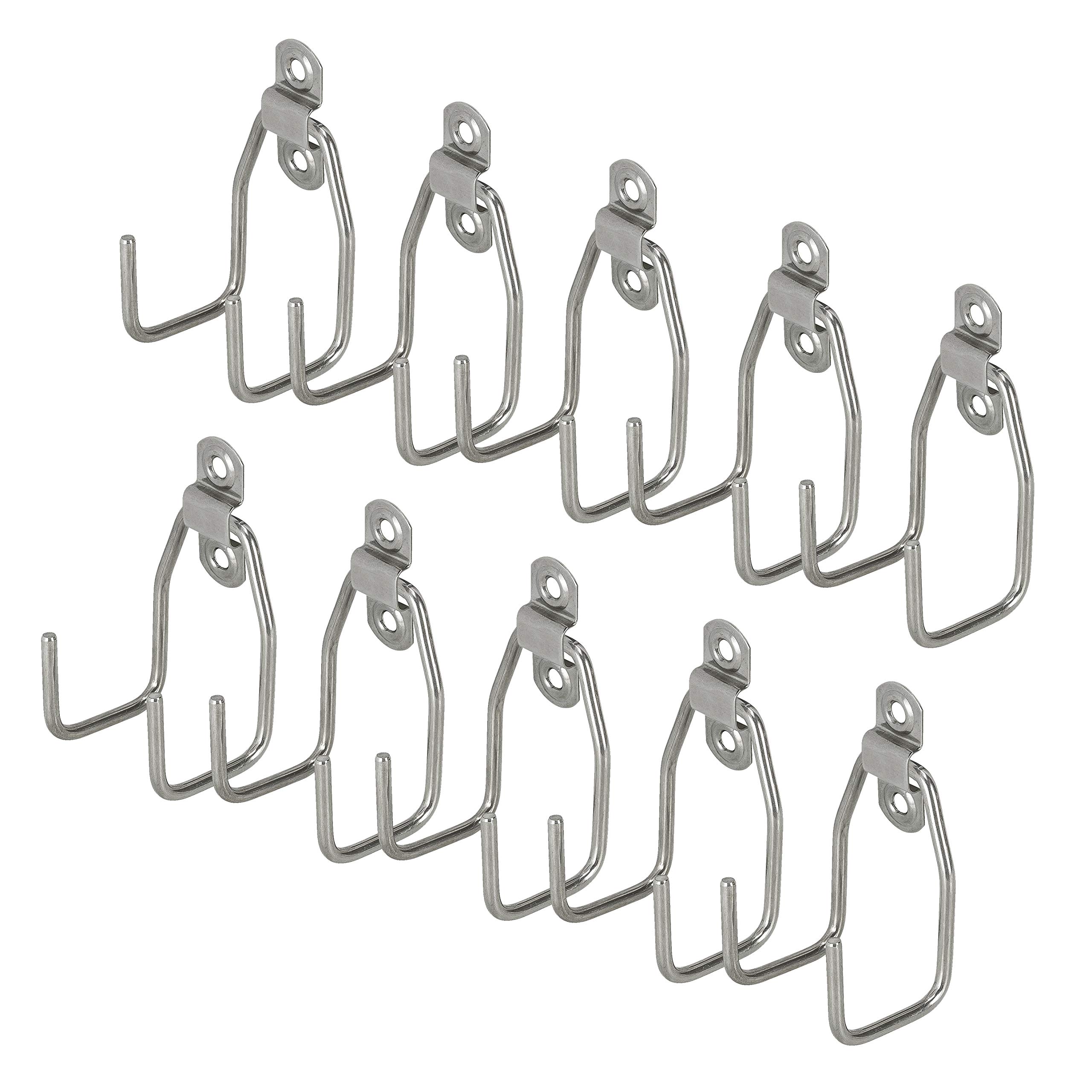 Vormann Universal Holder Device Holder Stainless Steel 10 Piece Set, Stainless Steel