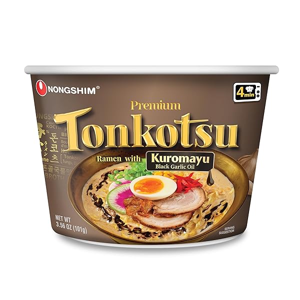 NONGSHIM TONKOTSU RAMEN WITH KUROMAYU NOODLE BIG BOWL,...