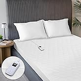 Sunbeam Restful Quilted Water Resistant Heated Mattress Pad - Twin