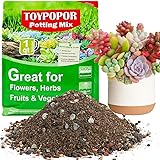 TOYPOPOR Succulent Soil, Cactus Potting Mix 1.25