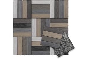 NewTechWood UltraShield Naturale 1 ft. x 1 ft. Quick Deck Outdoor Composite Deck Tile in Mixed Gray (10 sq. ft. per Box)