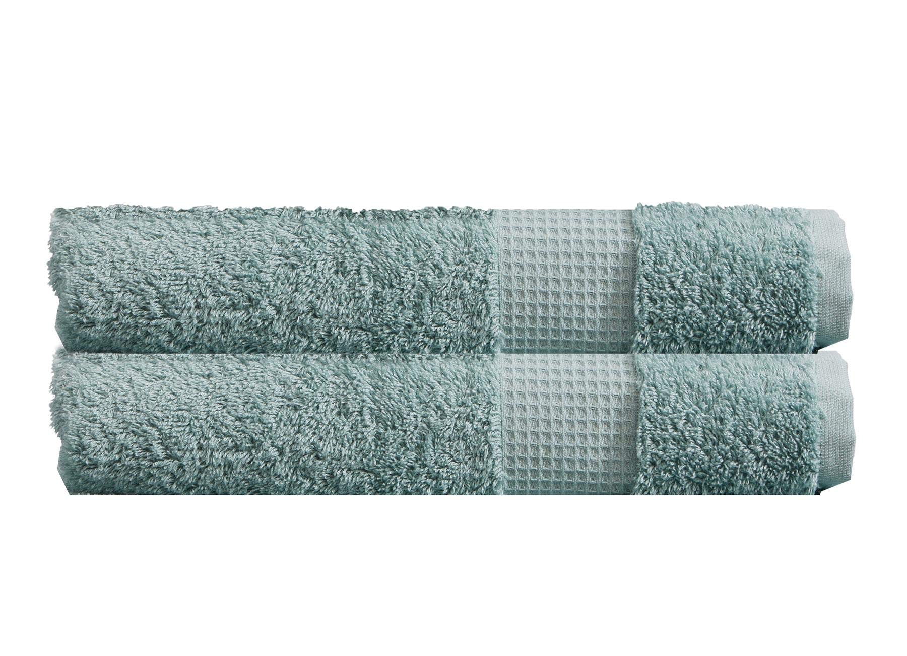 Olivia Rocco Egyptian Cotton Towels Home Bathroom Towel Set Bale Fade Resistant 700gsm Luxe Collection Bales Bath Sets, 2 Bath Towels Duck egg