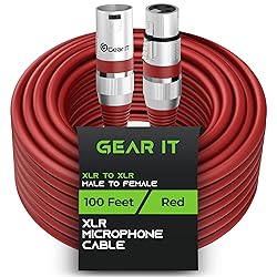 GEARit XLR Male to Female Microphone Cable