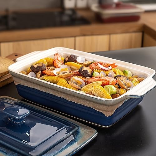 Lasagna Pan 13x9 Stoneware Baking Dish Lasagna Pan 13x9 In Vanilla