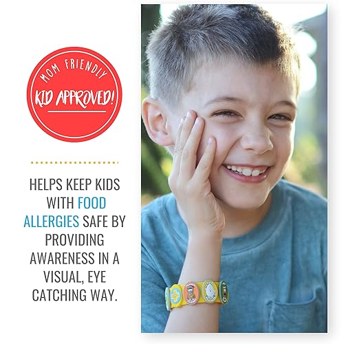 Food Allergy Bracelets for Kids – Bright, Fun Medical Charm Kit