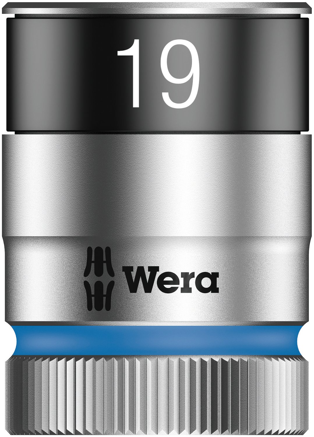 Wera 05003739001 8790 19 mm x 1/2-Inch Drive HMC HF Zyklop Hex Socket with Fastener Holding Function