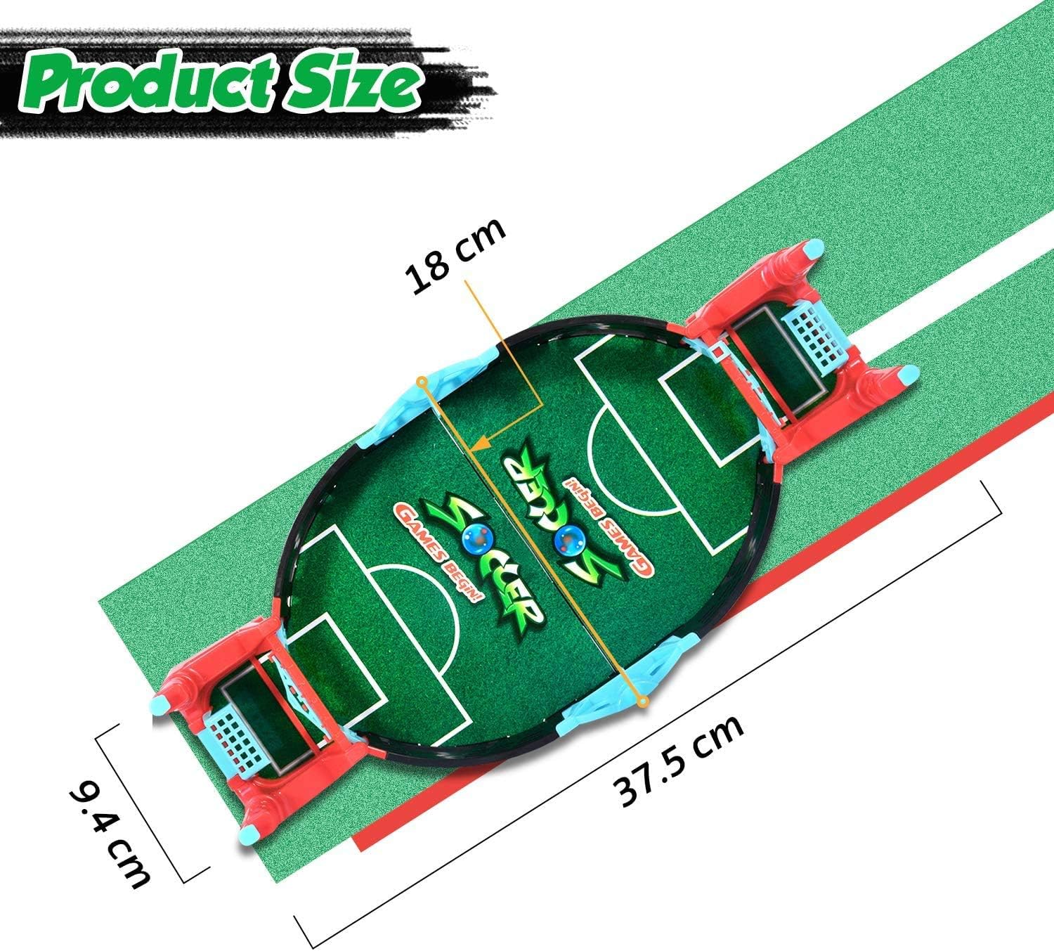 Mini Football Tabletop Arcade Game Finger Battle Athletic Soccer Game