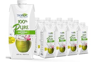 Tropical Delight 100% Pure Coconut Water - 12 x 500ml Tetra