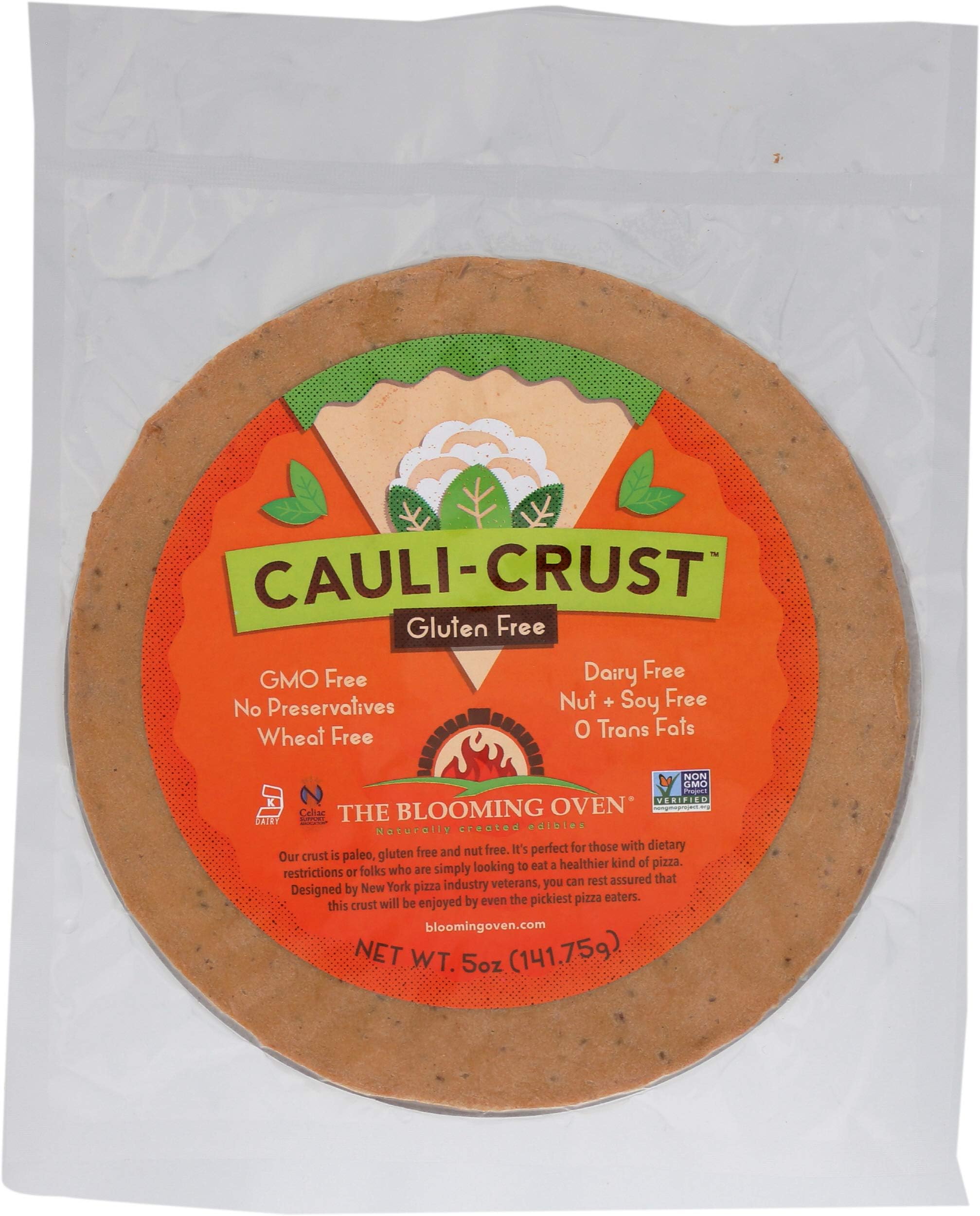 The Blooming Oven, Pizza Crust Cauliflower, 5 Ounce