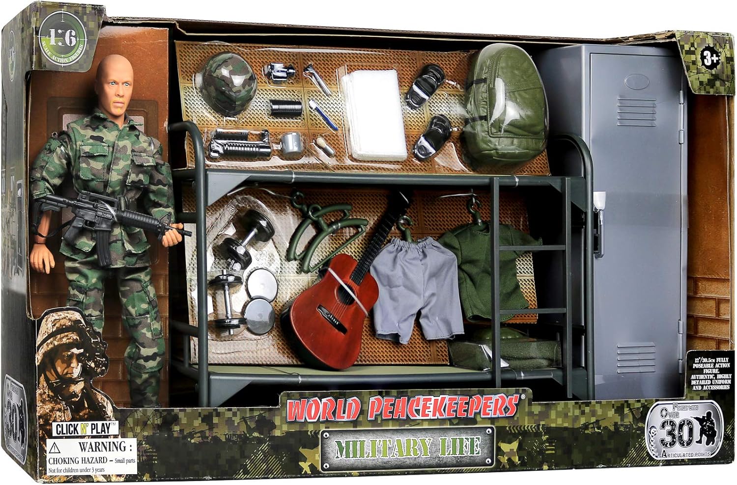 Amazon Com Click N Play Military Camp Bunk House Life 12 Action Figure Play Set With Accessories Brown Toys Games Amazon Com Click N Play Military Camp Bunk House Life 12 Action Figure Play Set With Accessories Brown Toys Games