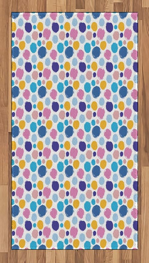 Abakuhaus Pastell Teppich Bunte Farbflecken Deko Teppich