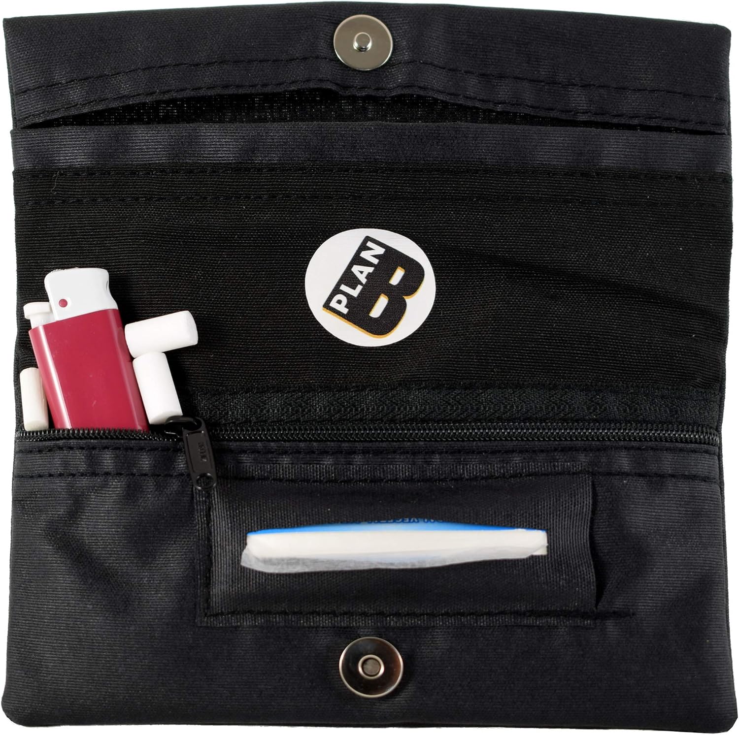 Plan B Tobacco Pouch YOLO Basic 17.5 X 8.5 Centimeters 50 g Capacity. Black - Image 5