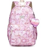 Reqinqin Waterproof School Backpack 30L-Large Lightweight Bookbag for Kids Teens 6-18,Durable Travel Pack with Adjustable Straps Daily Use(Purple)