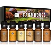 P&amp;J Fragrance Oil Farmhouse Set | Old Books, Butterscotch, Honey, Warm Vanilla Sugar, Pecan Pie, Maple Syrup Candle Scents for Candle Making, Freshie Scents, Soap Making Supplies
