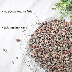 JOHOUSE 2LB Horticultural Lava Rocks, Mix Rocks for