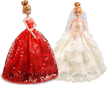 gorgeous barbie dresses