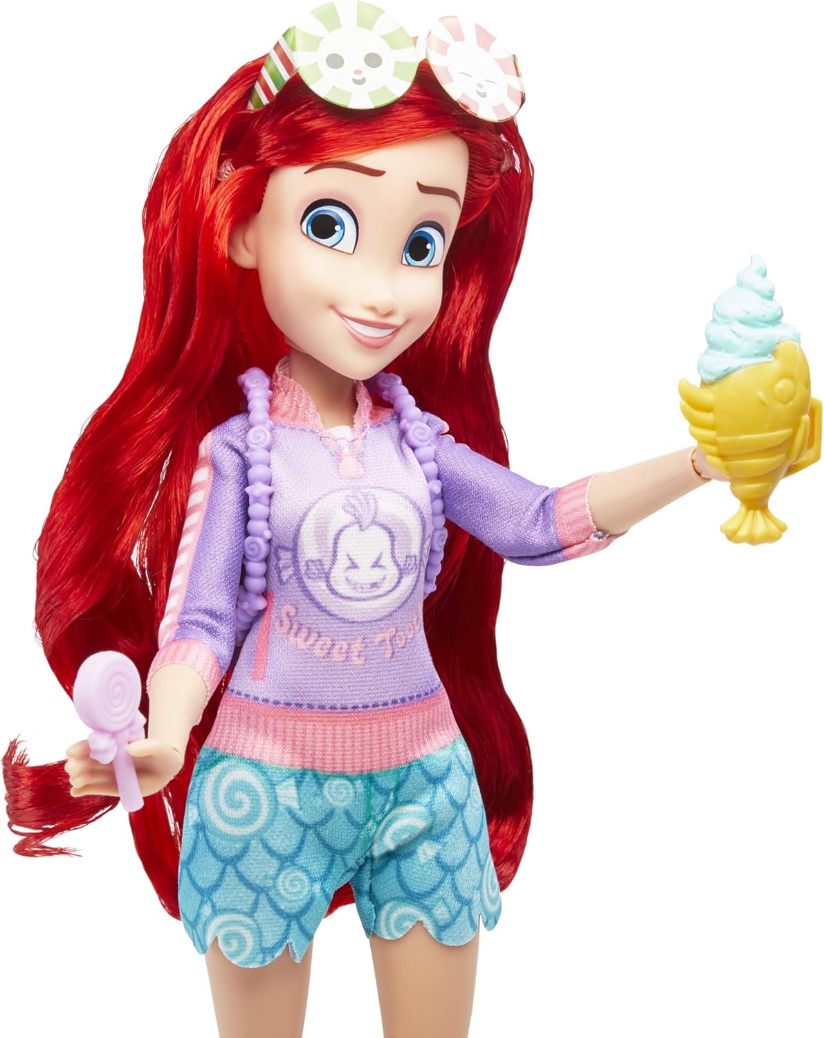Disney Princess Comfy Squad Sugar Style Ariel Fashion Doll with Outfit and Sugar Rush-Inspired Accessories - Image 5