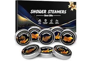 Shower Steamers Aromatherapy for Men 8 Pack, Linkax Mens Stocking Stuffers for Him, Bath Bombs Self Care Relaxation Stress Relief Birthday Valentines Day Christmas Gifts for Men Dad Husband Boyfriend