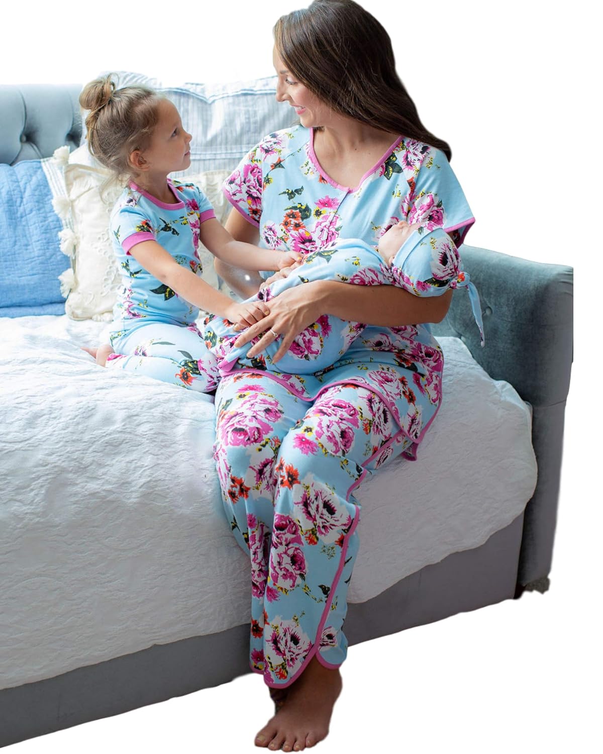 matching pjs for baby and sister