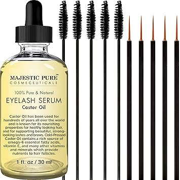 Majestic Pure Castor Oil Eyelash Serum 