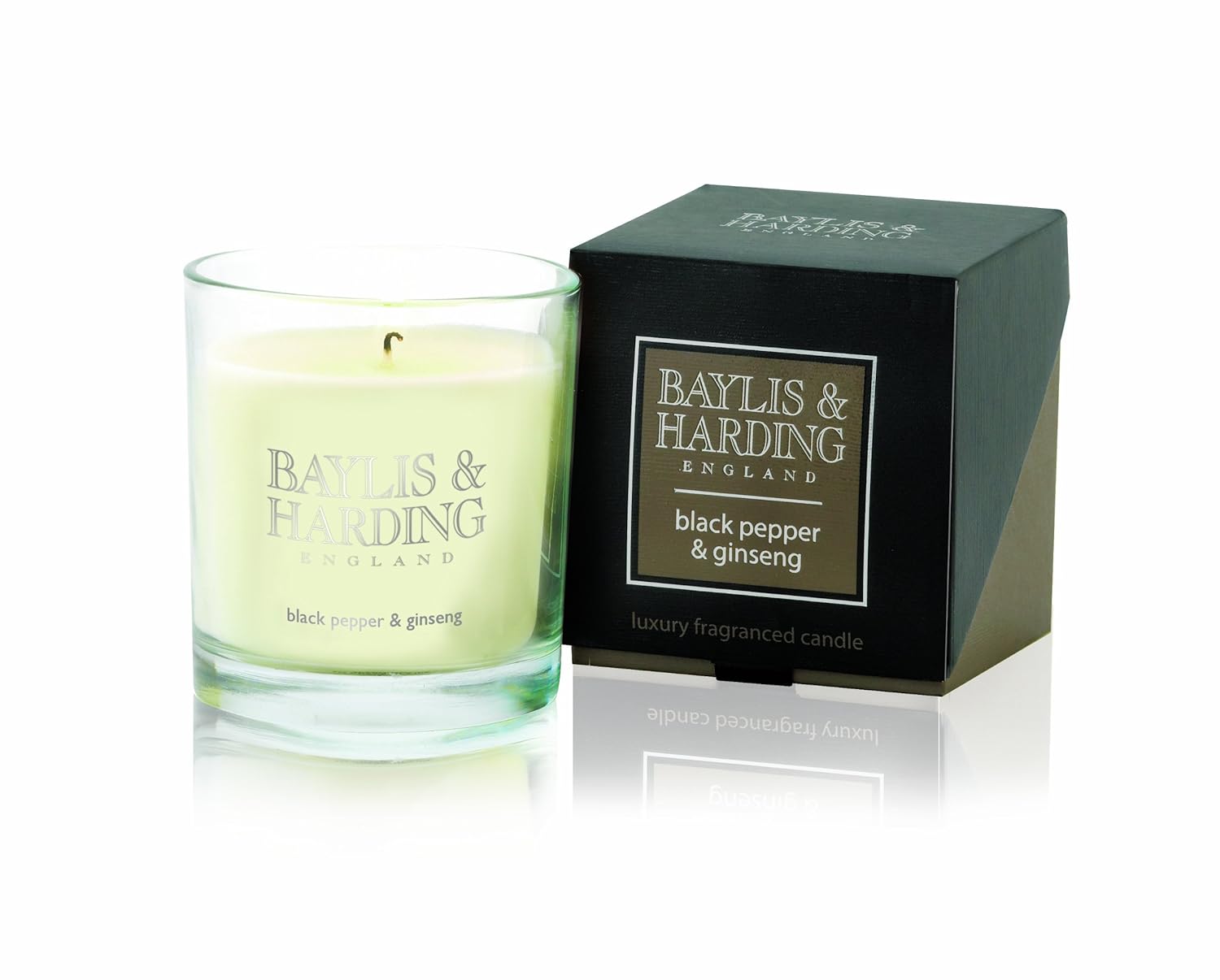 Baylis & Harding Black Pepper & Ginseng Boxed Single Wick Candle