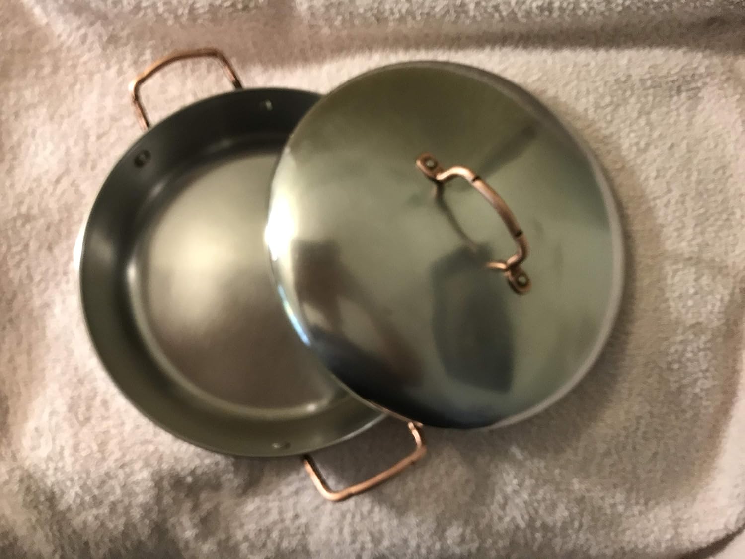 Revere Ware Institutional 5000 Line 9” Skillet/Lid