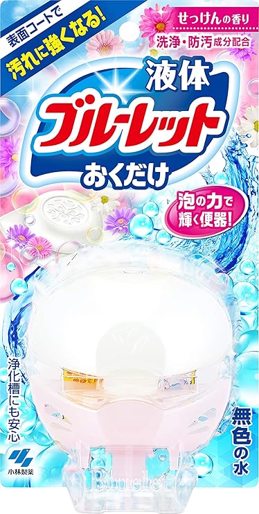 Amazon 液体ブルーレットおくだけ トイレタンク芳香洗浄剤 本体 せっけんの香り 70ml トイレ洗剤 通販