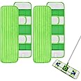 4 Pack Microfiber Mop Pads for Swiffer XL Mops Reusable Wet and Dry Mopping Cloths Compatible with Swiffer Sweeper XL,Washabl
