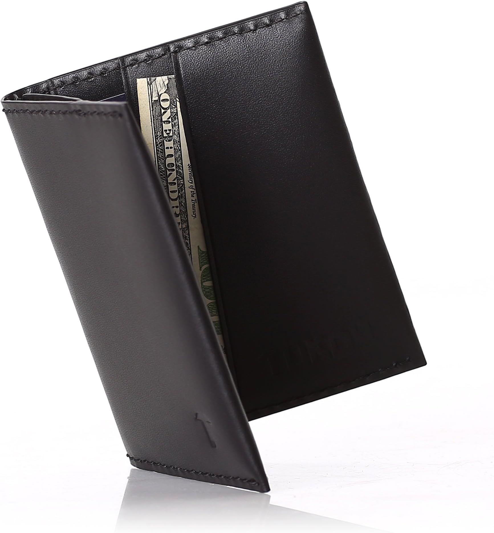 RFID Blocking Minimalist Leather Men Wallet Slim Bifold Thin EDC Wallets for men
