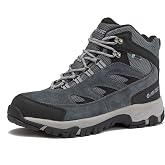 HI-TEC Yosemite WP Mid Waterproof Hiking Boots for Men, Lightweight Breathable Outdoor Trekking Shoes
