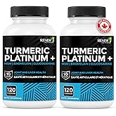 RENEW ACTIVES Turmeric Platinum 1350MG per 3 Capsules with Black Pepper & Ginger – Antioxidant, Liver & Digestive Support – R