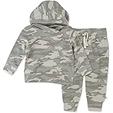 HonestBaby unisex-baby Light Weight Hoodie & Sweatpant Set 100% Organic Cotton for Toddler, Baby Boys, Girls